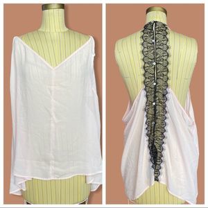NWOT Adore Me Pink Lace back tank top sleep lounge wear 4X
